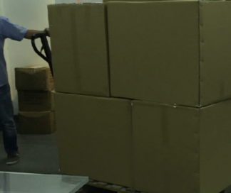 Can I use a manual Cart to transport glass