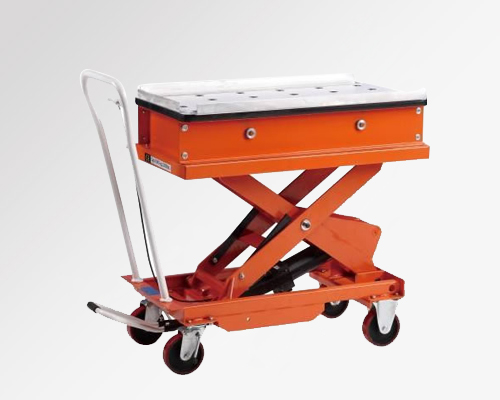 Guanhang ball operated foot pedal/electric lifting platform cargo handling vehicle