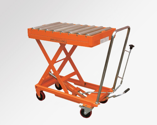Guanhang brand double shear single shear manual roller lifting platform vehicle