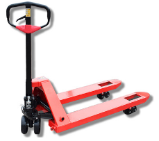 Briefly describe the normal operating procedures of manual hydraulic handling vehicles