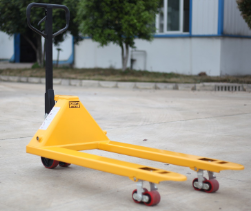 What should a regular forklift do when facing non-standard pallets