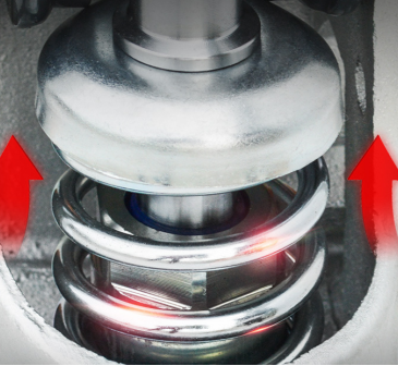 What is the shock absorption effect of hydraulic transport vehicles