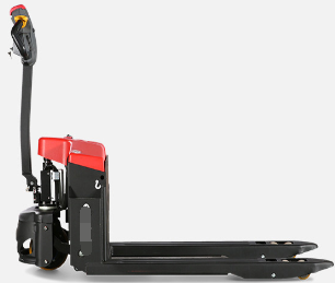 What are the advantages of electric hydraulic transport vehicles compared to hydraulic forklifts