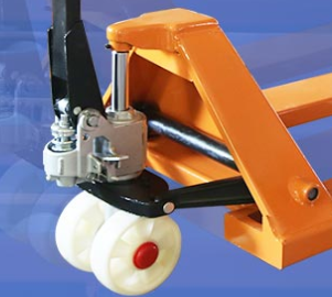 Brake design for manual hydraulic handling vehicles in the logistics industry
